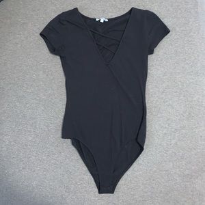 Black Short Sleeve Onsie